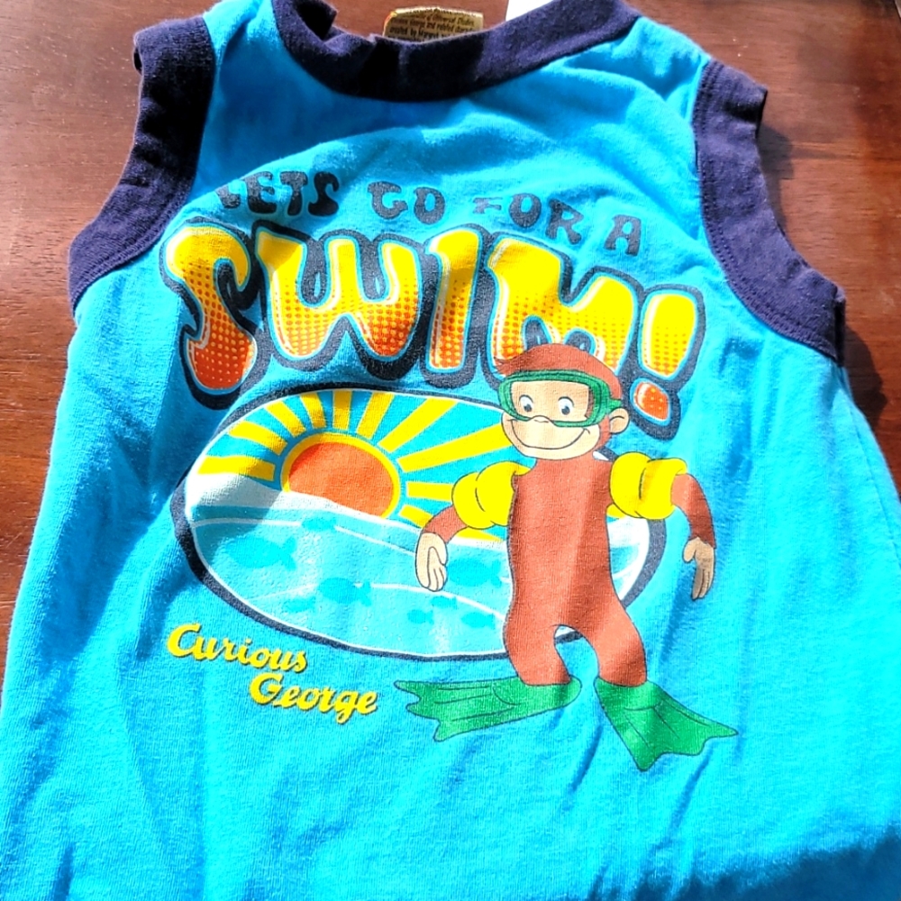 Boys 3T Tank Top Curious George